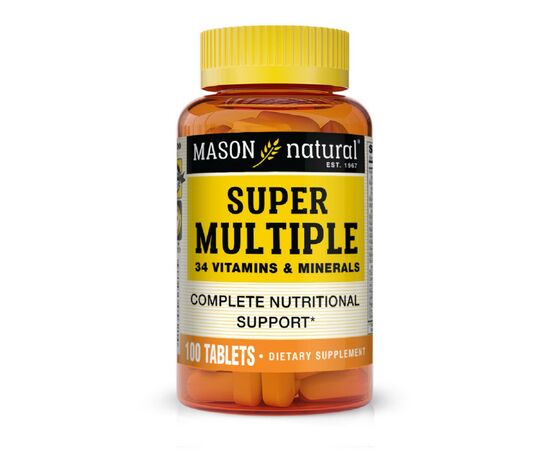 Мультивитамин Mason Natural Натуральный Комплекс Супер Мультивитамины и минералы, (MAV05621)