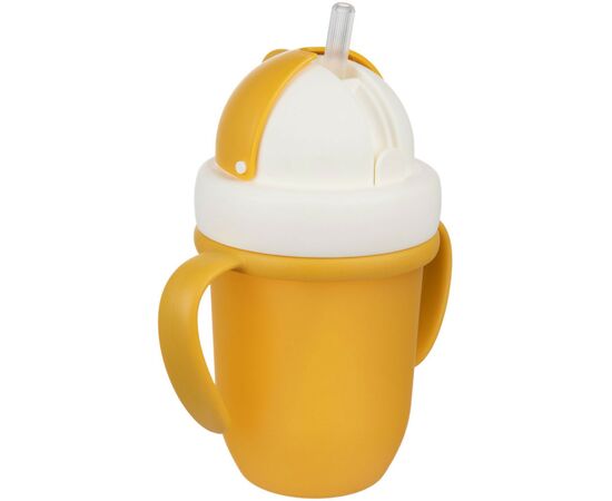 Поильник-непроливайка Canpol babies Matte Pastels с силиконовой трубочкой 210 мл Желтый (56/522_yel), изображение 2 Поильник-непроливайка Canpol babies Matte Pastels с силиконовой трубочкой 210 мл Желтый (56/522_yel), изображение 2