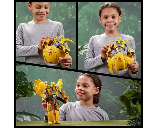 Трансформер Hasbro Transformers Rise of The Beasts Movie Bumblebee 2-in-1 Converting Roleplay Mask Action Figure (F4121_F4649), изображение 4 Трансформер Hasbro Transformers Rise of The Beasts Movie Bumblebee 2-in-1 Converting Roleplay Mask Action Figure (F4121_F4649), изображение 4