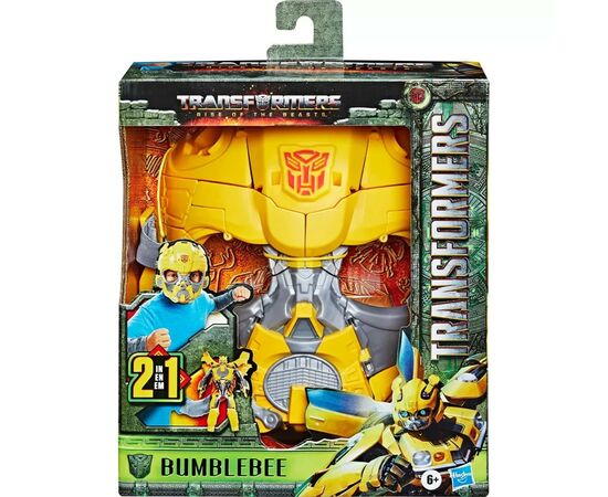 Трансформер Hasbro Transformers Rise of The Beasts Movie Bumblebee 2-in-1 Converting Roleplay Mask Action Figure (F4121_F4649)
