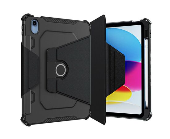 Чохол до планшета BeCover Armor Leather 360 Apple iPad 10.9" 2022 Black (708888)