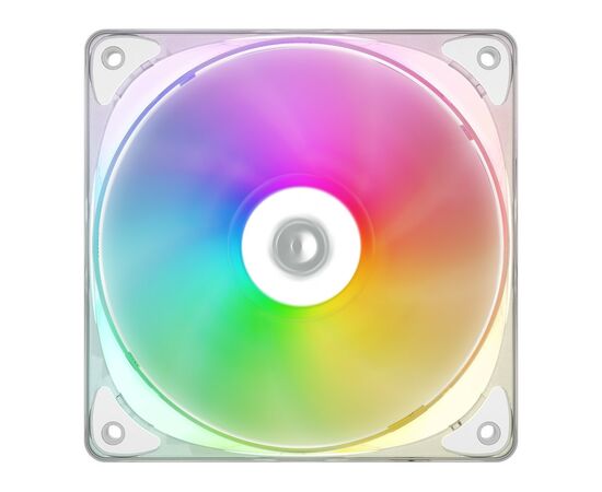 Кулер для корпуса ID-Cooling CRYSTAL 120 WHITE, изображение 2 Кулер для корпуса ID-Cooling CRYSTAL 120 WHITE, изображение 2