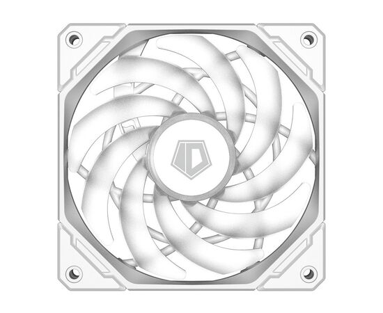 Кулер для корпуса ID-Cooling NO-12015-XT ARGB SNOW, изображение 2 Кулер для корпуса ID-Cooling NO-12015-XT ARGB SNOW, изображение 2
