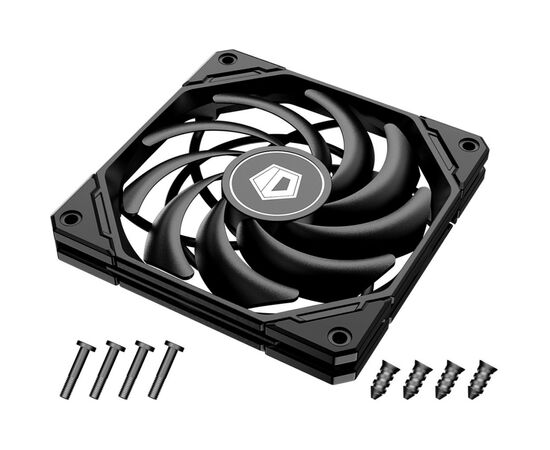 Кулер для корпуса ID-Cooling NO-12015-XT BLACK, изображение 3 Кулер для корпуса ID-Cooling NO-12015-XT BLACK, изображение 3