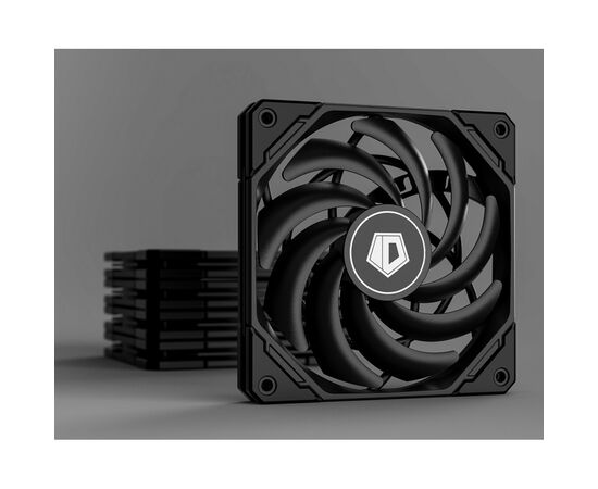 Кулер для корпуса ID-Cooling NO-12015-XT BLACK, изображение 4 Кулер для корпуса ID-Cooling NO-12015-XT BLACK, изображение 4