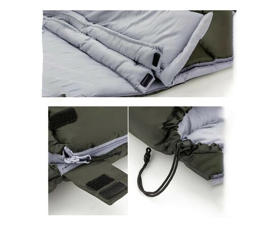 Спальный мешок Naturehike U150 NH20MSD07 Green Left (6927595764398-L), изображение 3 Спальный мешок Naturehike U150 NH20MSD07 Green Left (6927595764398-L), изображение 3