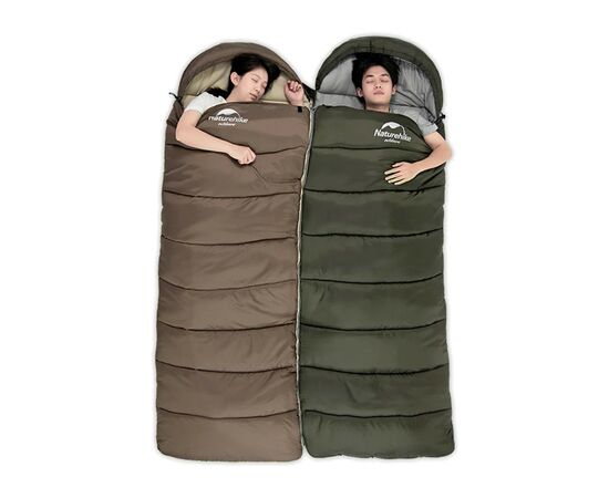 Спальный мешок Naturehike U150 NH20MSD07 Brown Right (6927595764381-R), изображение 2 Спальный мешок Naturehike U150 NH20MSD07 Brown Right (6927595764381-R), изображение 2