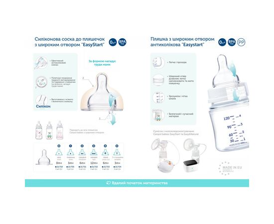 Бутылочка для кормления Canpol babies Bonjour Paris с широким отверстием 120 мл Розовая (35/231_pin), изображение 5 Бутылочка для кормления Canpol babies Bonjour Paris с широким отверстием 120 мл Розовая (35/231_pin), изображение 5