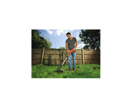 Триммер садовый Black&Decker 18V, 2Ah, 25 см (ST182320), изображение 3 Триммер садовый Black&Decker 18V, 2Ah, 25 см (ST182320), изображение 3