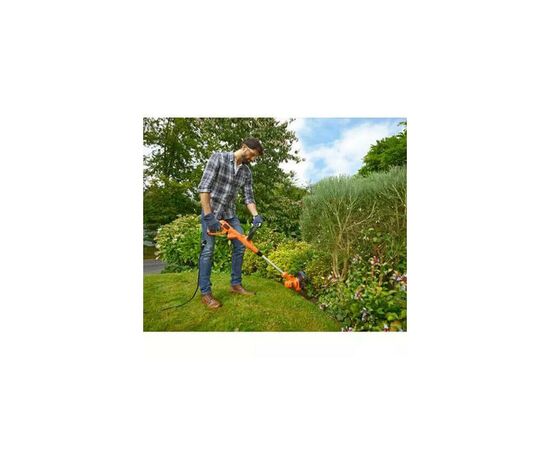 Триммер садовый Black&Decker 0.45 кВт, ширина кошения 25 см, 7300 об/мин, вес 2.4 кг (BESTA525), изображение 4 Триммер садовый Black&Decker 0.45 кВт, ширина кошения 25 см, 7300 об/мин, вес 2.4 кг (BESTA525), изображение 4