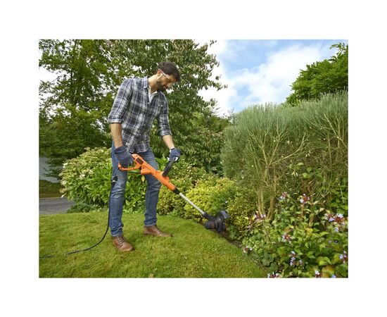 Триммер садовый Black&Decker 0.45 кВт, ширина кошения 25 см, 7500 об/мин, вес 2.5 кг (BESTE625), изображение 5 Триммер садовый Black&Decker 0.45 кВт, ширина кошения 25 см, 7500 об/мин, вес 2.5 кг (BESTE625), изображение 5