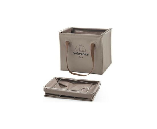 Ведро складное Naturehike CNH22SN002 ПВХ 20л Tan (6927595795132), изображение 2 Ведро складное Naturehike CNH22SN002 ПВХ 20л Tan (6927595795132), изображение 2