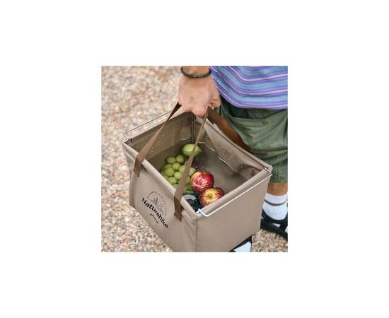 Ведро складное Naturehike CNH22SN002 ПВХ 20л Tan (6927595795132), изображение 5 Ведро складное Naturehike CNH22SN002 ПВХ 20л Tan (6927595795132), изображение 5