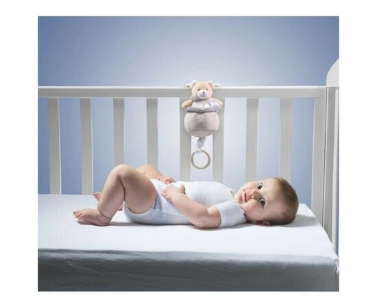 Игрушка-подвеска Chicco музыкальная Ведмежа Doudou (09618.00), изображение 2 Игрушка-подвеска Chicco музыкальная Ведмежа Doudou (09618.00), изображение 2