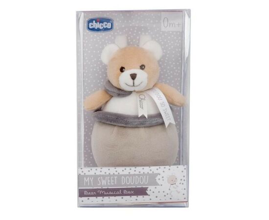 Игрушка-подвеска Chicco музыкальная Ведмежа Doudou (09618.00), изображение 3 Игрушка-подвеска Chicco музыкальная Ведмежа Doudou (09618.00), изображение 3