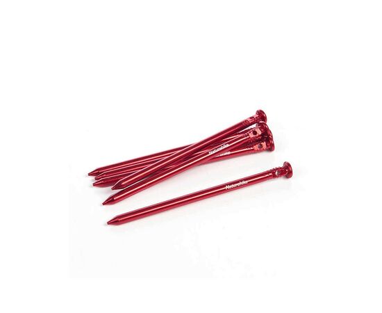 Комплект кілочків Naturehike NH17D025-D 15 см 6 шт Red (6927595723357)