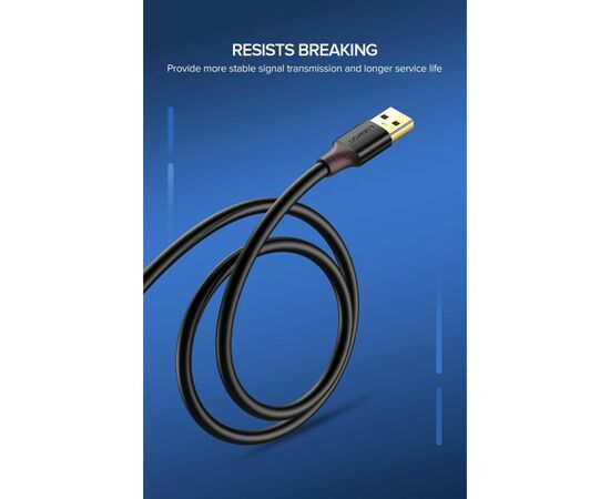 Дата кабель USB 3.0 AM/AF 2.0m US129 Black Ugreen (10373), изображение 5
