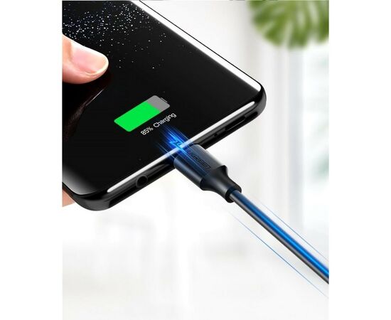 Дата кабель USB 2.0 AM to Type-C 3.0m 3.0A 18W US287 Black Ugreen (60826), изображение 3 Дата кабель USB 2.0 AM to Type-C 3.0m 3.0A 18W US287 Black Ugreen (60826), изображение 3
