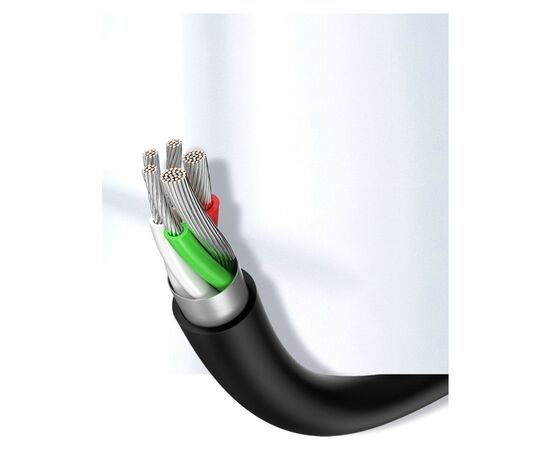 Дата кабель USB 2.0 AM to Type-C 3.0m 3.0A 18W US287 Black Ugreen (60826), изображение 8 Дата кабель USB 2.0 AM to Type-C 3.0m 3.0A 18W US287 Black Ugreen (60826), изображение 8