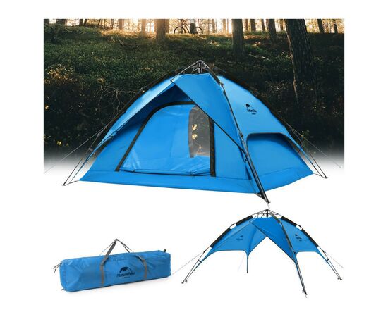 Намет Naturehike NH21ZP008 4x Blue (6927595777558), зображення 2 Намет Naturehike NH21ZP008 4x Blue (6927595777558), зображення 2