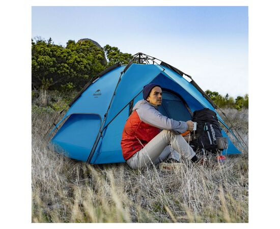 Намет Naturehike NH21ZP008 4x Blue (6927595777558), зображення 8 Намет Naturehike NH21ZP008 4x Blue (6927595777558), зображення 8