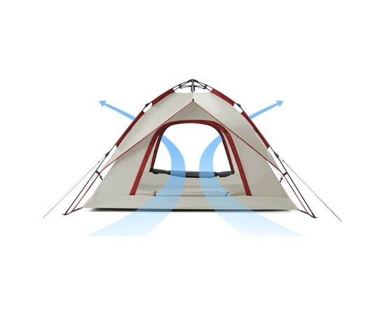 Палатка Naturehike NH21ZP008 4x Grey/Red (6927595777572), изображение 4 Палатка Naturehike NH21ZP008 4x Grey/Red (6927595777572), изображение 4