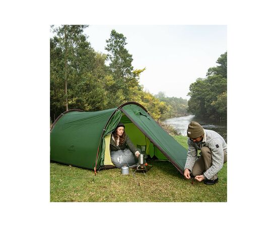 Намет Naturehike Cloud Tunnel 2 NH20ZP006 Dark Green (6927595761977), зображення 6 Намет Naturehike Cloud Tunnel 2 NH20ZP006 Dark Green (6927595761977), зображення 6