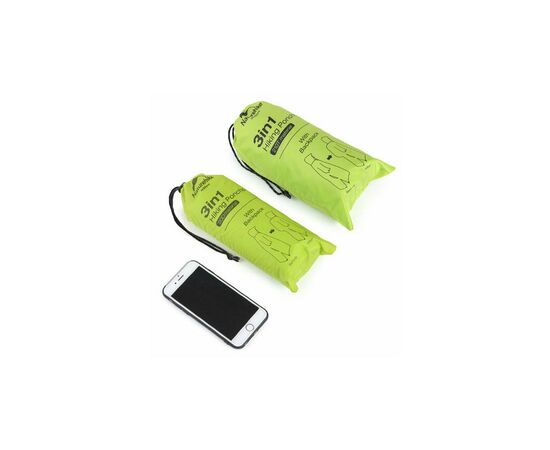 Накидка Naturehike 3 в 1 NH17D003-M 20D Light Green (6927595717981), изображение 5 Накидка Naturehike 3 в 1 NH17D003-M 20D Light Green (6927595717981), изображение 5