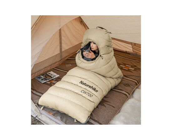 Спальный мешок Naturehike CW 700 NH22YD0 Khaki (6927595700006), изображение 2