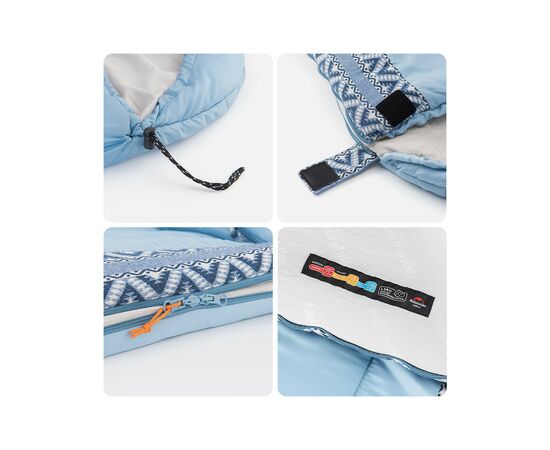 Спальный мешок Naturehike L250 NH21MSD07 Blue Left (6927595774830-L), изображение 3