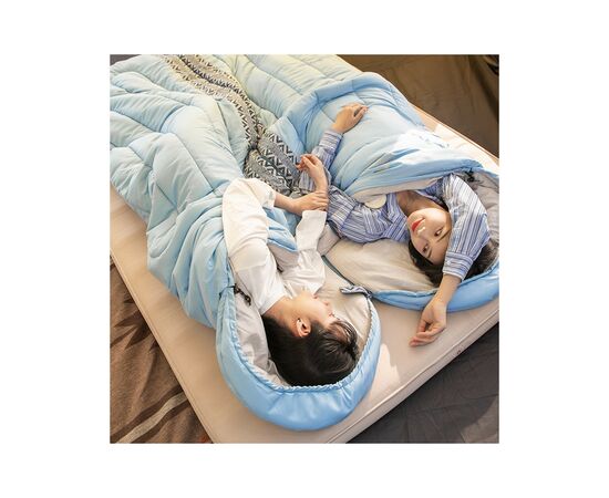 Спальный мешок Naturehike L250 NH21MSD07 Blue Right (6927595774830-R), изображение 6 Спальный мешок Naturehike L250 NH21MSD07 Blue Right (6927595774830-R), изображение 6