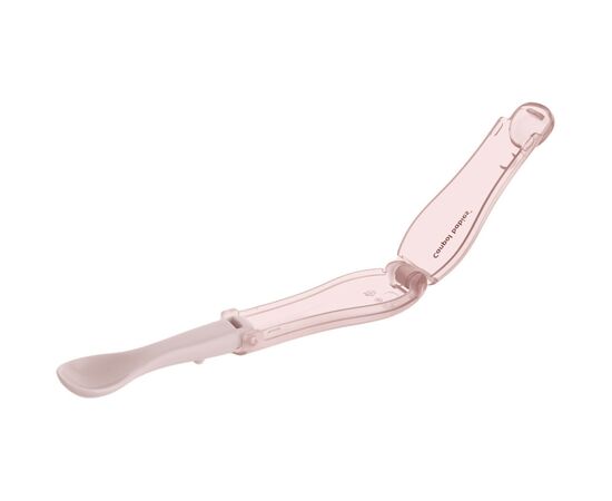 Набір дитячого посуду Canpol babies Ложечка cкладна дорожня - рожева (56/611_pin), зображення 2 Набір дитячого посуду Canpol babies Ложечка cкладна дорожня - рожева (56/611_pin), зображення 2