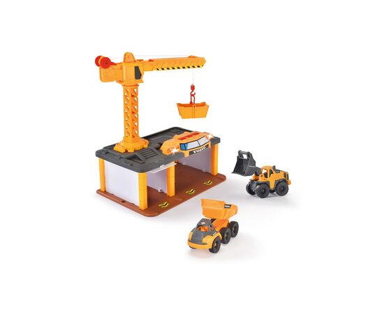 Игровой набор Dickie Toys Вольво. Строительная станция со звуковыми и световыми эффектами, 2 машины (3726009), изображение 2 Игровой набор Dickie Toys Вольво. Строительная станция со звуковыми и световыми эффектами, 2 машины (3726009), изображение 2