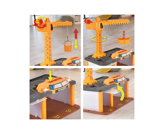 Игровой набор Dickie Toys Вольво. Строительная станция со звуковыми и световыми эффектами, 2 машины (3726009), изображение 3 Игровой набор Dickie Toys Вольво. Строительная станция со звуковыми и световыми эффектами, 2 машины (3726009), изображение 3