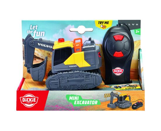 Спецтехника Dickie Toys Мини-экскаватор (3722013), изображение 7 Спецтехника Dickie Toys Мини-экскаватор (3722013), изображение 7