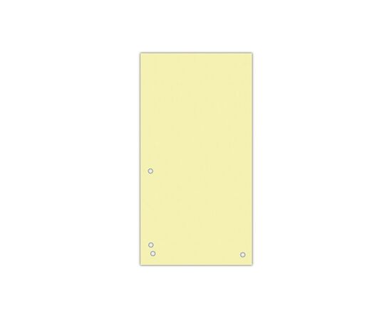 Роздільник сторінок Donau 105 х 230 мм 100шт картон, жовтий (8620100-11PL)