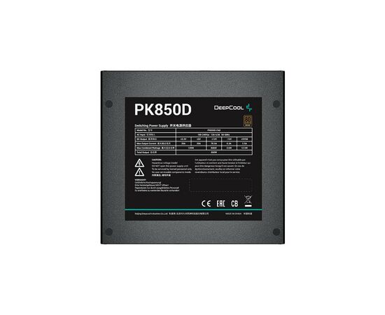 Блок питания Deepcool 850W PK850D (R-PK850D-FA0B-EU), изображение 6 Блок питания Deepcool 850W PK850D (R-PK850D-FA0B-EU), изображение 6