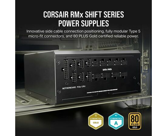 Блок питания Corsair 750W RM750x Shift PCIE5 (CP-9020251-EU), изображение 8 Блок питания Corsair 750W RM750x Shift PCIE5 (CP-9020251-EU), изображение 8
