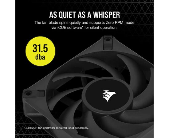 Кулер для корпуса Corsair AF120 Elite High-Performance Black (CO-9050140-WW), изображение 4 Кулер для корпуса Corsair AF120 Elite High-Performance Black (CO-9050140-WW), изображение 4