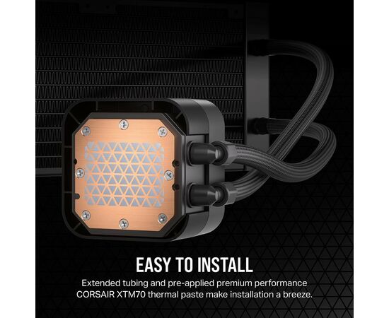 Система водного охлаждения Corsair iCUE H100i Elite LCD XT Display Liqui (CW-9060074-WW), изображение 6 Система водного охлаждения Corsair iCUE H100i Elite LCD XT Display Liqui (CW-9060074-WW), изображение 6
