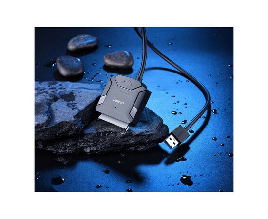 Переходник USB 3.0 Type-А to SATA III (F) CR108 Ugreen (20611), изображение 8 Переходник USB 3.0 Type-А to SATA III (F) CR108 Ugreen (20611), изображение 8