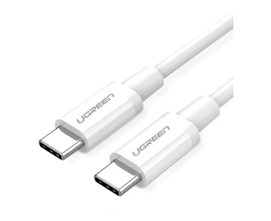 Дата кабель USB 2.0Type-C to Type-C 2.0m 18W US264 White Ugreen (60520)