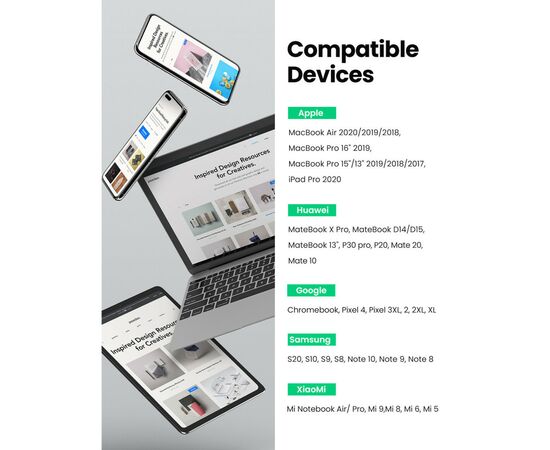 Дата кабель USB 2.0Type-C to Type-C 3.0m 5A 100W US316 Black Ugreen (90120), изображение 7 Дата кабель USB 2.0Type-C to Type-C 3.0m 5A 100W US316 Black Ugreen (90120), изображение 7