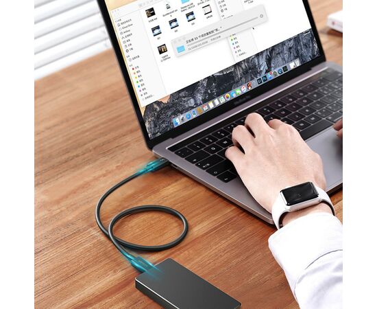 Дата кабель USB 4.0Type-C to Type-C 0.8m THUNDERBOLTUS501 8K40Gbps Black Ugreen (30389), изображение 7 Дата кабель USB 4.0Type-C to Type-C 0.8m THUNDERBOLTUS501 8K40Gbps Black Ugreen (30389), изображение 7