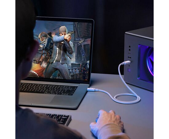 Дата кабель USB 4.0Type-C to Type-C 2.0m 5A 100W US506 Black Ugreen (40113), изображение 5 Дата кабель USB 4.0Type-C to Type-C 2.0m 5A 100W US506 Black Ugreen (40113), изображение 5