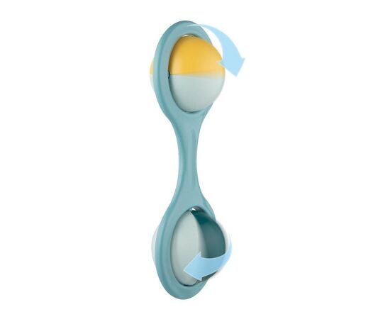 Погремушка Canpol Штанга с подвижными бирюзовыми элементами (56/153_tur), изображение 3 Погремушка Canpol Штанга с подвижными бирюзовыми элементами (56/153_tur), изображение 3