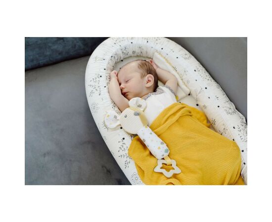 Погремушка Canpol плюшевая с пищалкой и прорезывателем Mouse (77/205), изображение 6