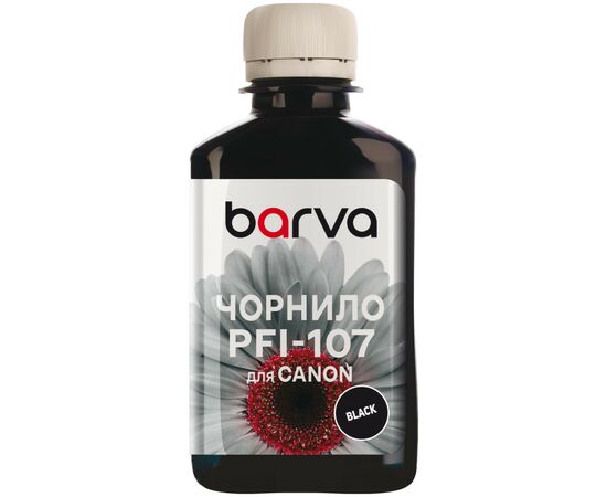 Чорнило Barva Canon PFI-102/107 180ml BK (C107-884)