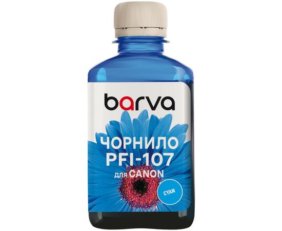 Чорнило Barva Canon PFI-102/107 180ml C (C107-885)