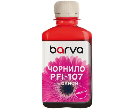 Чорнило Barva Canon PFI-102/107 180ml M (C107-886)